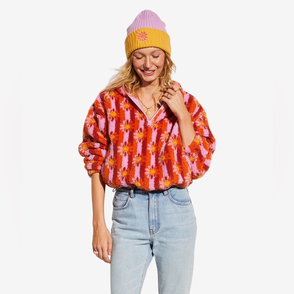 Billabong x Smiley Cozy Fleece Hoodie - Picture 2 of 8